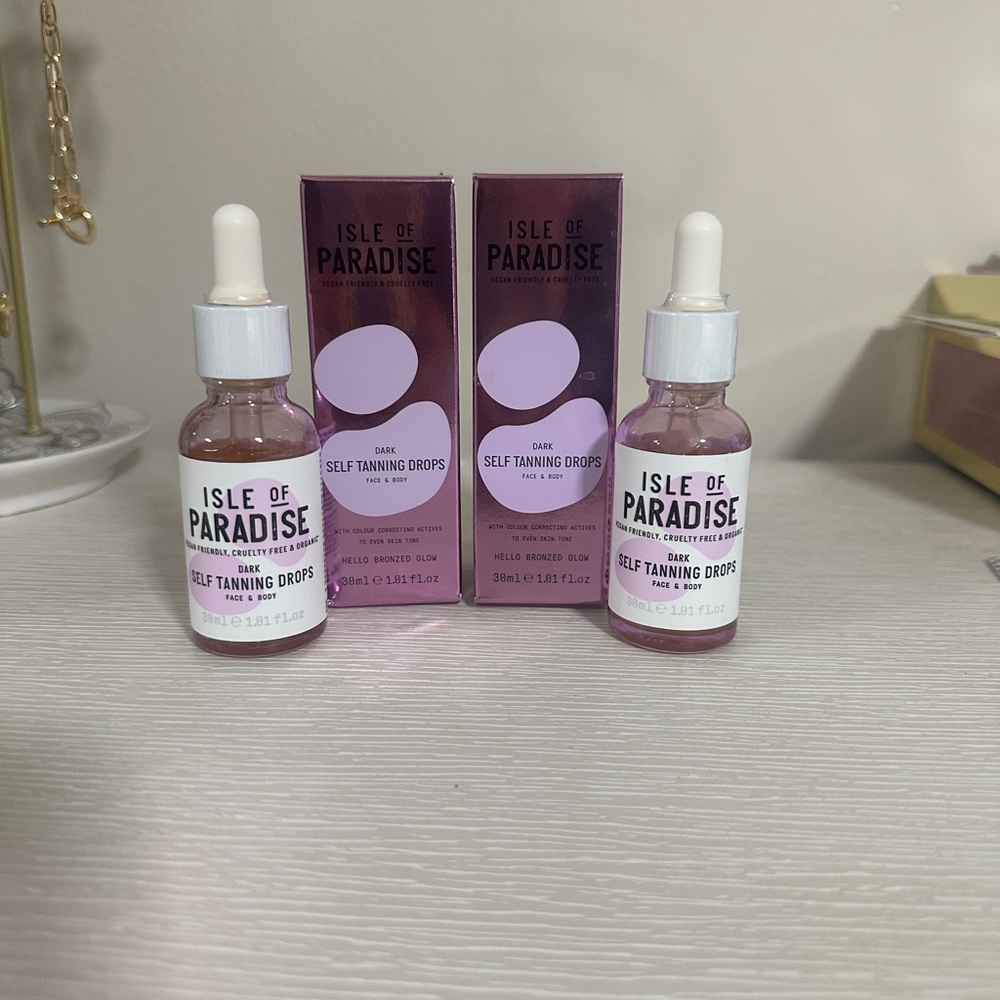 Isle of Paradise Dark Self Tanning Drops - Lavender